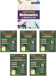 CENGAGE MATHS SET OF 5 BOOKS + SHORT TRICKS IN MATHEMATICS FOR IIT JEE MAIN & ADVANCED 2024 CP PUBLICATION  CP Publication & Cengage Team