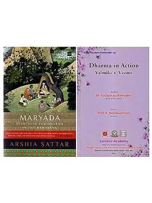 Dharma in Valmiki Ramayana (Set of 2 Books)